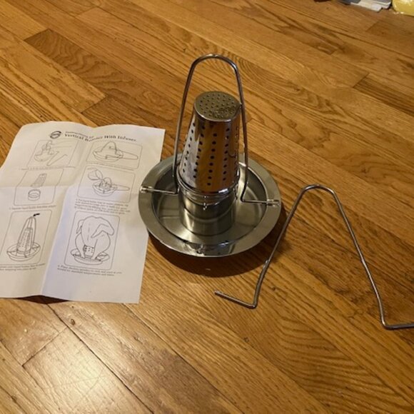 Stainless Steel Vertical Roaster with Infuser - Picture 3 of 7